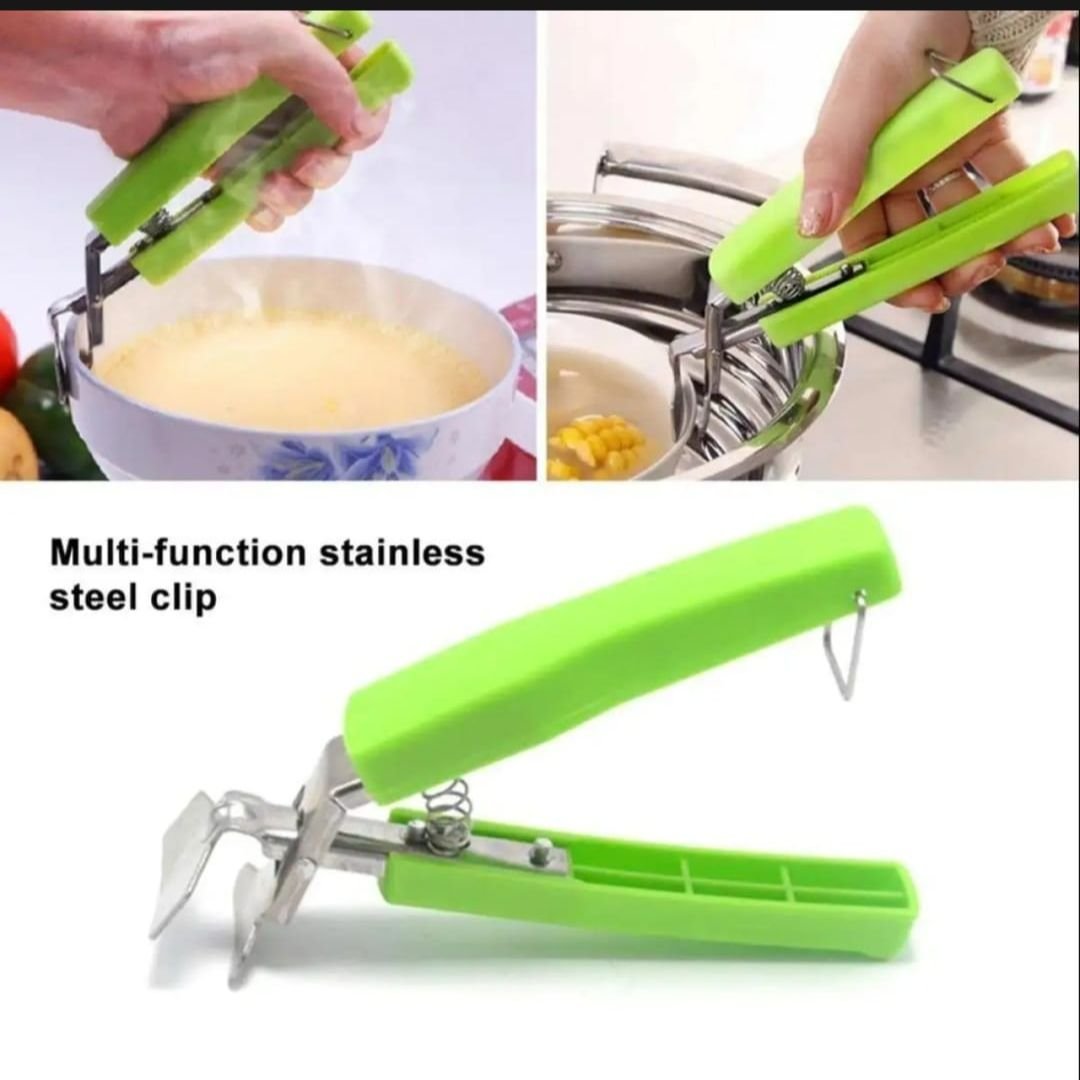 Ez Multifunctional Stainless Steel Gripper Clip for Kitchen