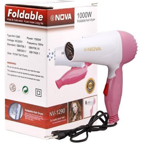 Nova 1000watt Hair Dryer + Hair Towel 2 in 1 Combo